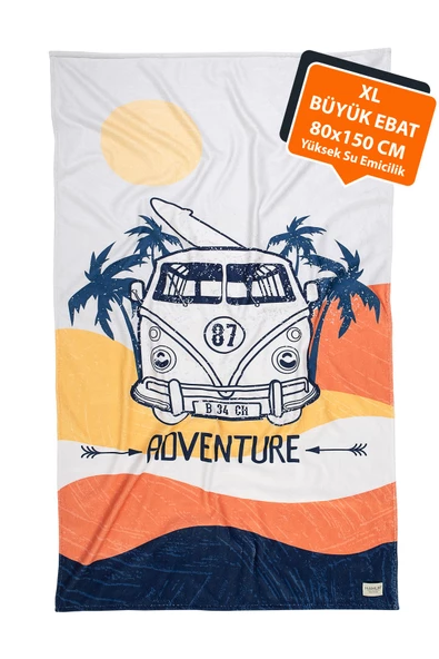 Plaj Havlusu Adventure 80x150 cm - 2