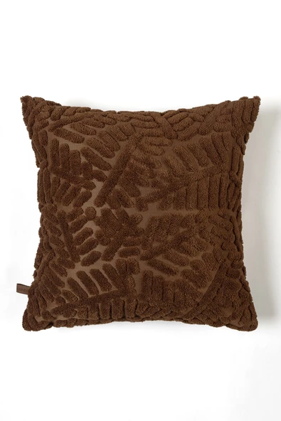 Bohem Özel Tasarım Punch Panç Desen Kare Dekoratif Kırlent Kılıfı Forest Taba ürün görseli 1