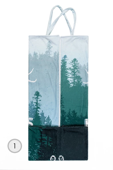 Plaj Çantası Havlusu 100x150 Cm Forest - 4