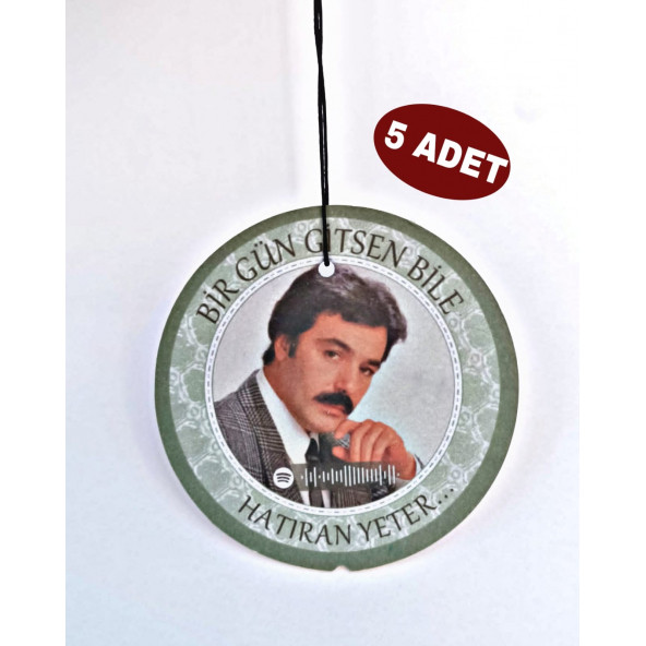 Ferdi Tayfur Figürlü Dekoratif Oto Kokusu 5 Adet