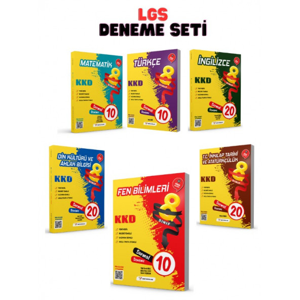 LGS Kazandıran DENEME Seti (6 Kitap 90 Deneme) - 2