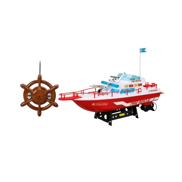 02140 Uzaktan Kumandalı Tekne Polis/İtfaiye  45 cm - 4