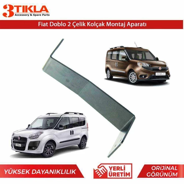 Fiat Doblo 2010-2019 Çelik Kolçak Kol Dayama Montaj Ayağı - 1