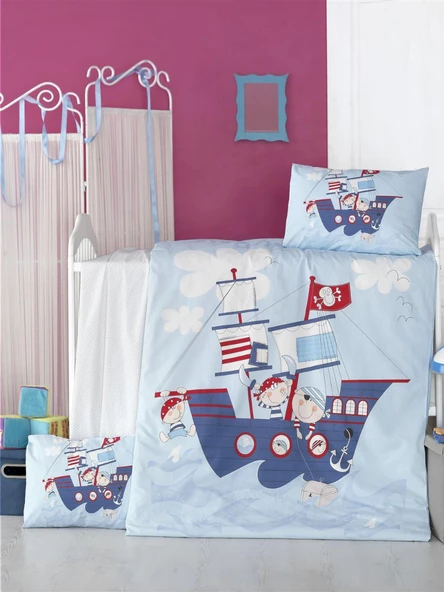 Komfort Home Bebek Uyku Seti %100 Pamuk (Yorgan ve +2 Yastıklı)