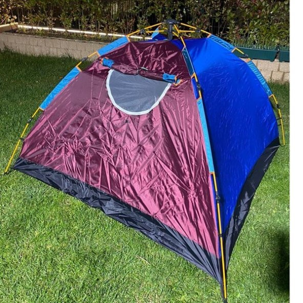 BUFFER® Otomatik Kurulumlu Kamp Çadırı 4-5 Kişilik (200x200) - 3