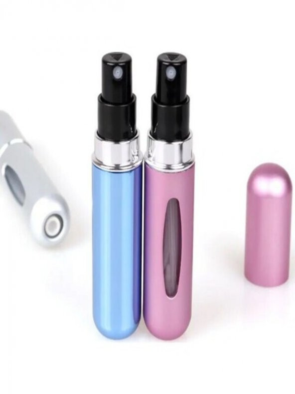 Mini Taşınabilir ve Doldurulabilir Parfüm Şişesi/Küçük Sprey /Cep Parfüm Şişesi 5 Ml /2 Adet(BOŞ)