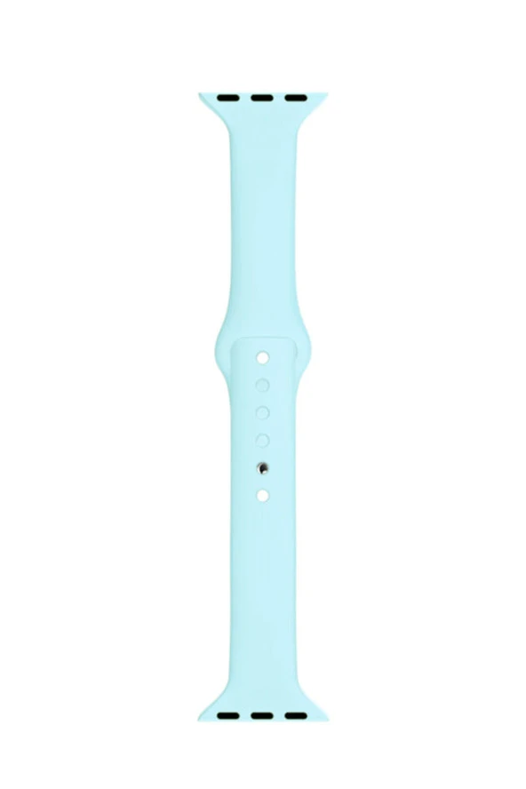 Apple Watch Seri 1 2 3 Için 42 Mm Slim Silikon Kordon Sky Blue