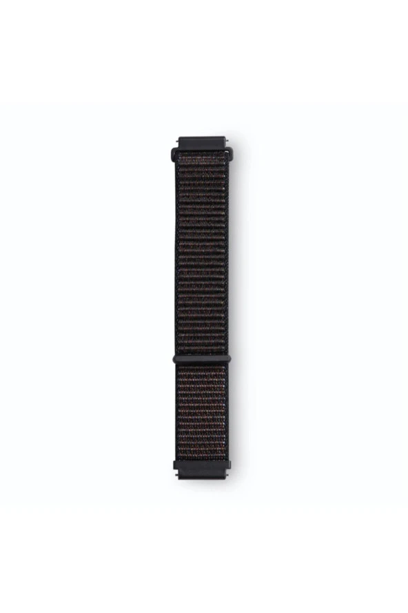 Fossil Watch Gen 6 Uyumlu Dokuma Kordon Siyah Kırmızı Noktalı(black)