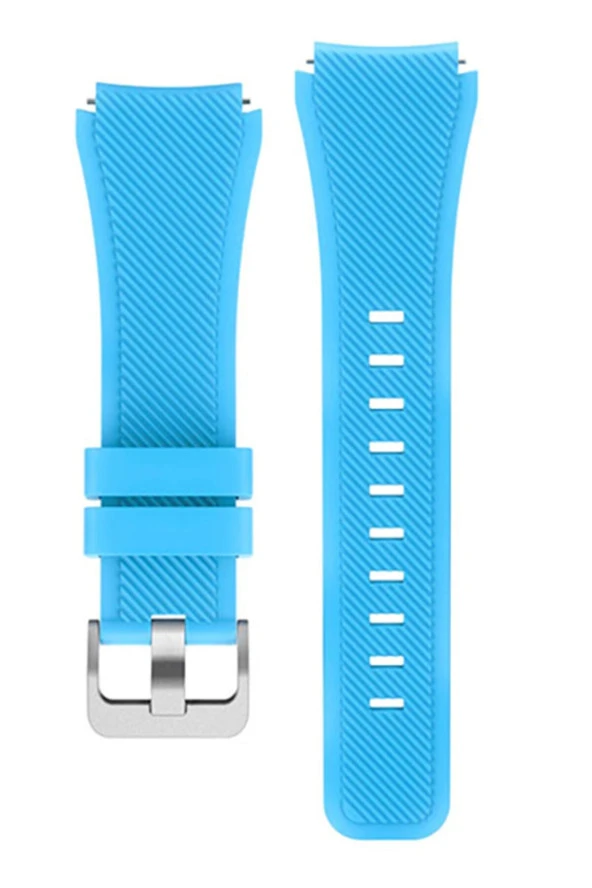 Fossil Watch Gen 6 Için Silikon Kordon Mavi ürün görseli 1