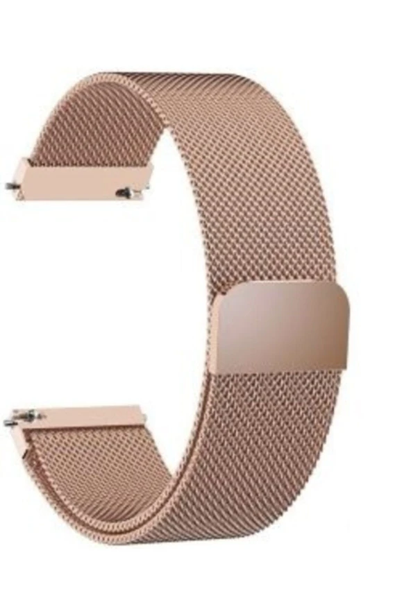 Fossil Watch Gen 6 Için Metal Milanese Kordon Rose Gold
