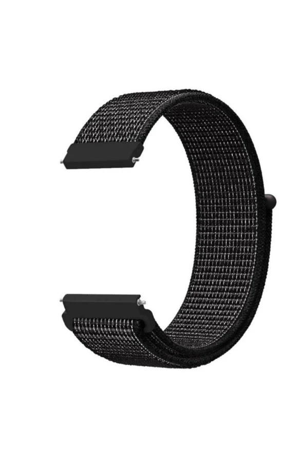 Fossil Watch Gen 6 Için Dokuma Kordon Reflector Black