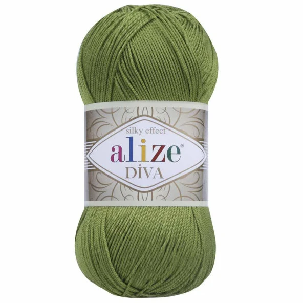 Alize Diva El Örgü İpi 210 Yeşil