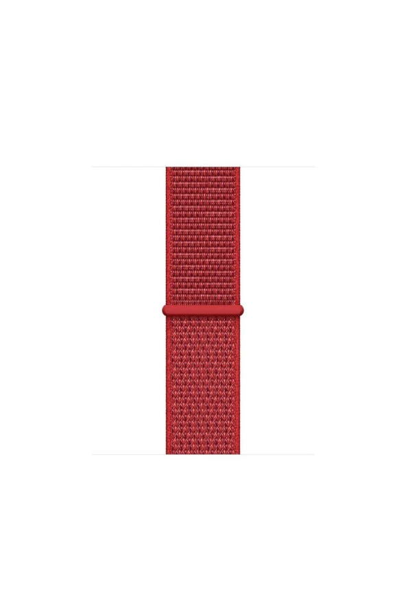Samsung Galaxy Watch 4 44 Mm R870 Için Dokuma Kordon Kırmızı