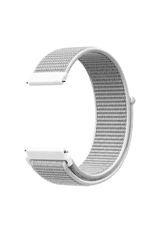 Samsung Galaxy Watch 4 40 Mm R860 Için Dokuma Kordon Deniz Kabuğu - 1