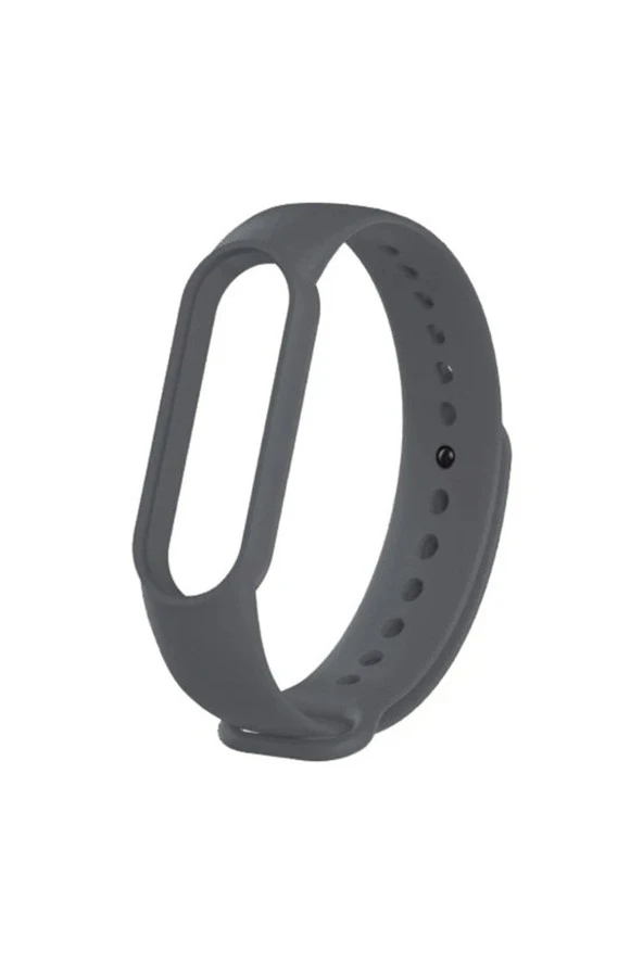 Amazfit Band 5-6 Için Silikon Kordon Füme