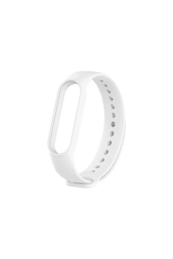 Amazfit Band 5-6 Için Silikon Kordon Beyaz
