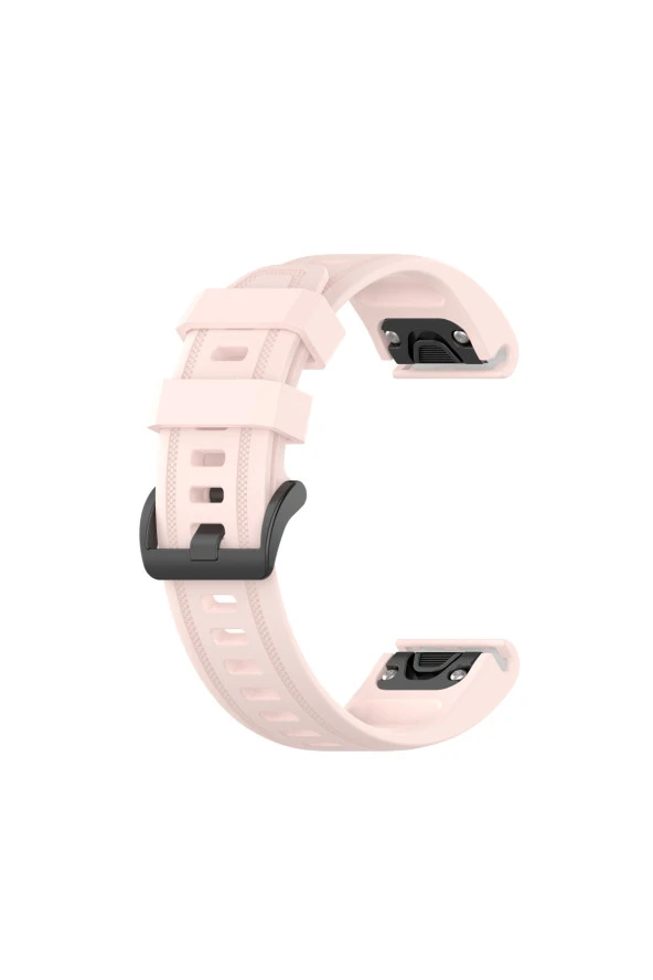 Garmin D2 Delta S Için Quick Fit Özellikli Silikon Kordon Kayış Açık Pembe