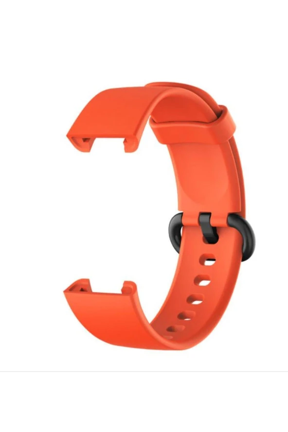 Mi Watch Lite Ile Uyumlu Silikon Kordon Turuncu