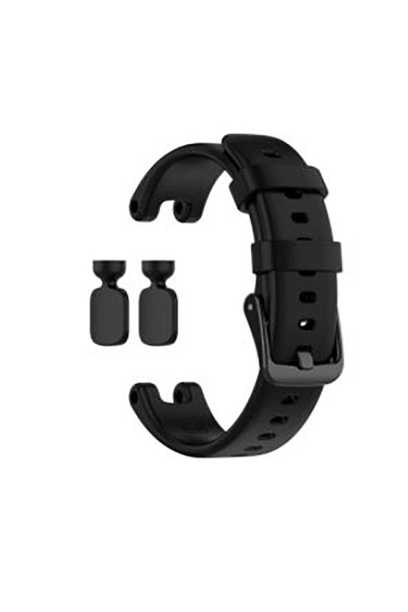 Garmin Lily Uyumlu Silikon Kordon Kayış Siyah