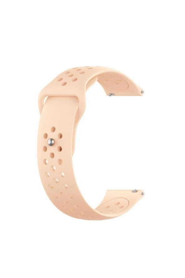 Honor Watch Gs Pro Için Delikli Silikon Kordon Somon