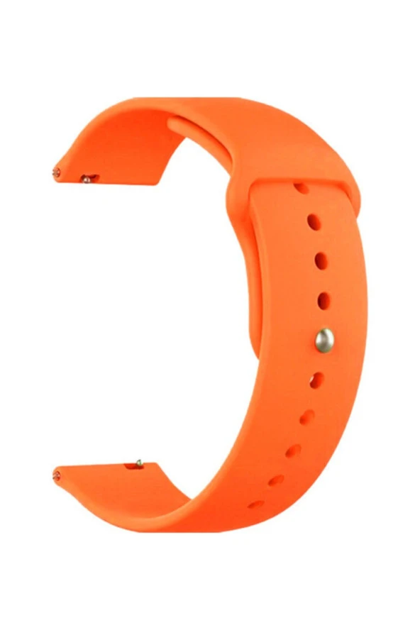 Honor Watch Gs Pro Için Spor Silikon Kordon Kayış Turuncu