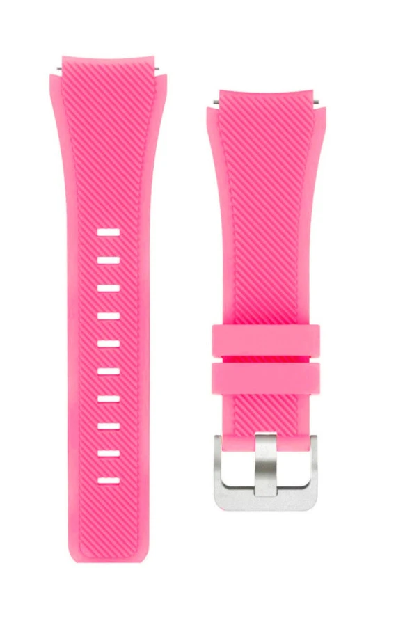 Honor Watch Gs Pro Için Silikon Kordon Kayış Pembe