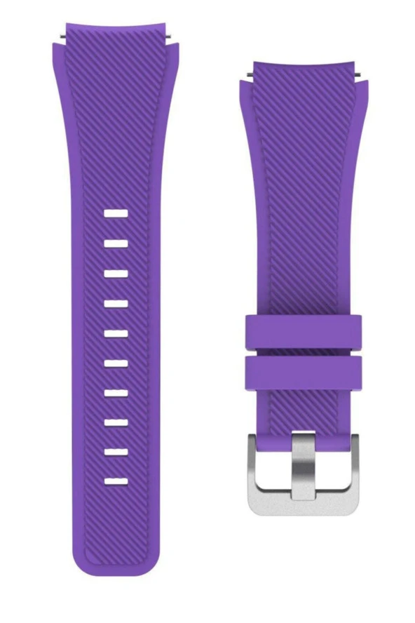 Honor Watch Gs Pro Için Silikon Kordon Kayış Mor