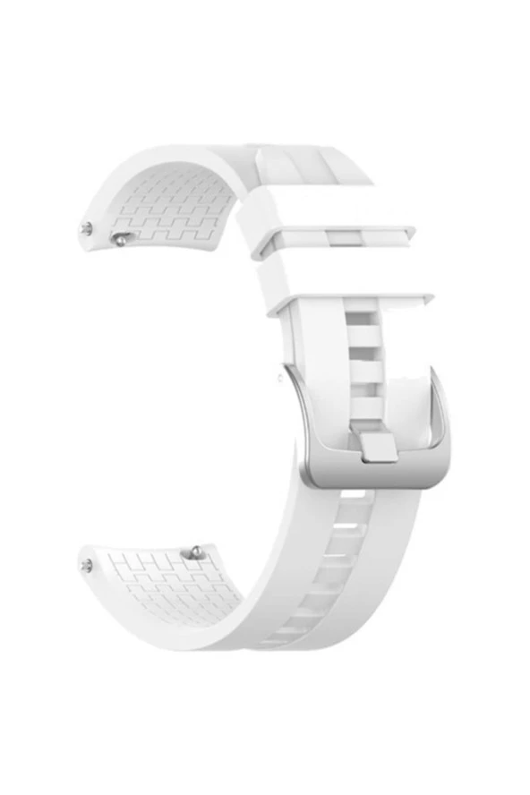 Honor Watch Gs Pro Için Silikon Kordon Kayış Beyaz