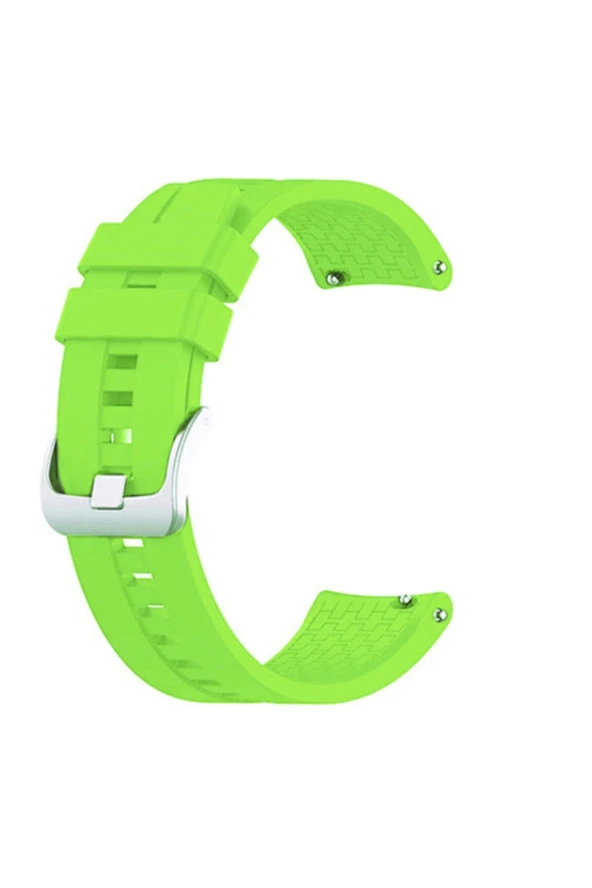 Samsung Gear 2 r380-381-382 Için Silikon Kordon Kayış Yeşil
