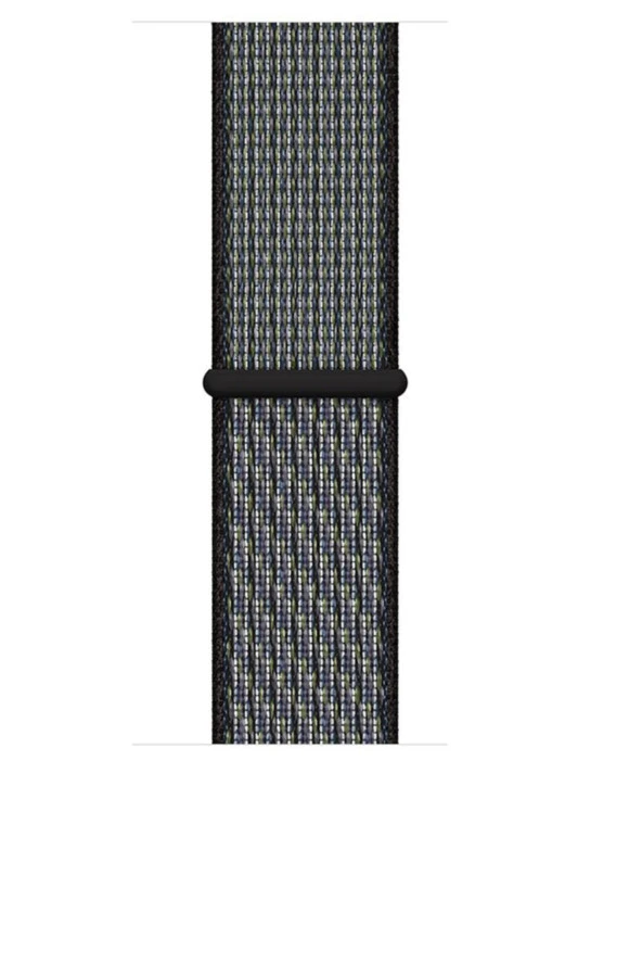 Honor Watch Gs Pro Için Dokuma Kordon Indigo Mavi-limon Yeşili