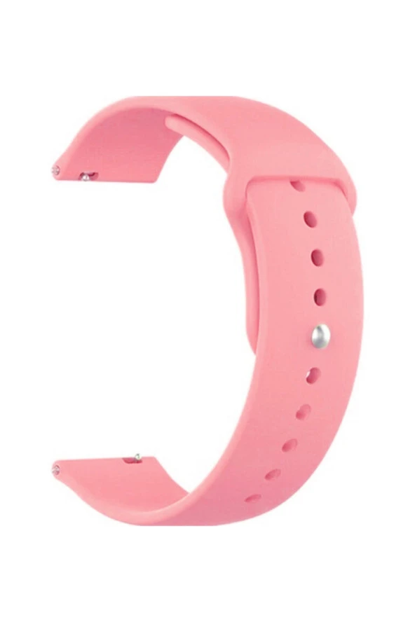 Garmin Vivomove 3 Için Silikon Kordon Kayış Pembe
