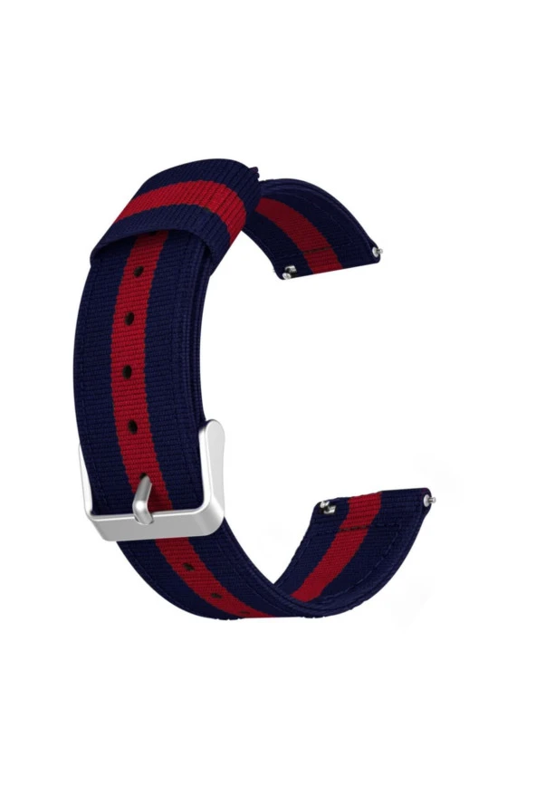 Garmin 645 - 645 Music Için Pantheon Şeritli Kordon Lacivert Kırmızı ürün görseli 1