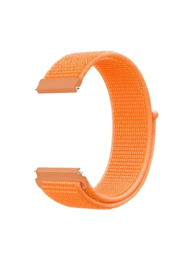 Coros Apex 42 Mm Için Dokuma Kordon Papaya