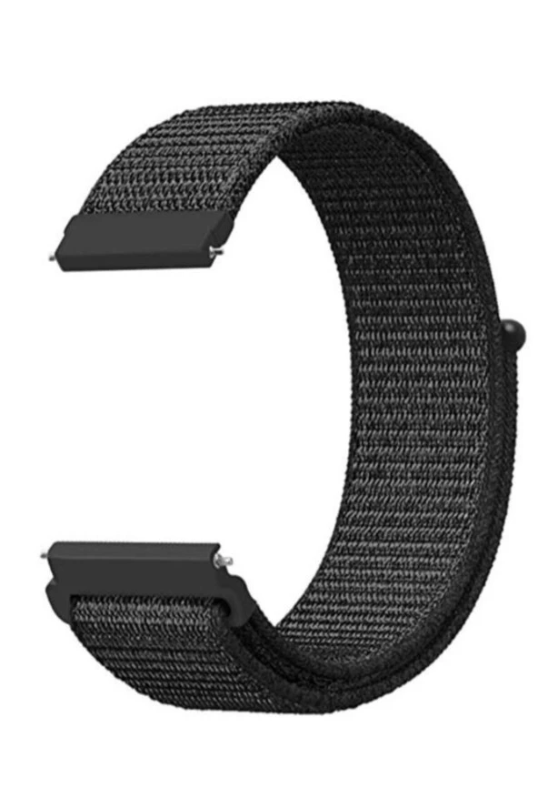 Honor Magicwatch 2 42 Mm Için Dokuma Kordon Siyah