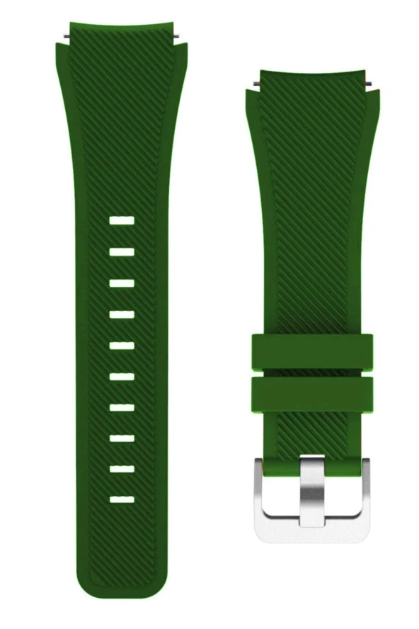 Amazfit Gtr 2 Için Silikon Kordon Koyu Yeşil ürün görseli 1