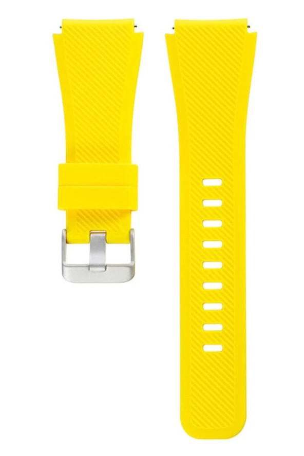 Amazfit Gtr 2 Için Silikon Kordon Sarı ürün görseli 1