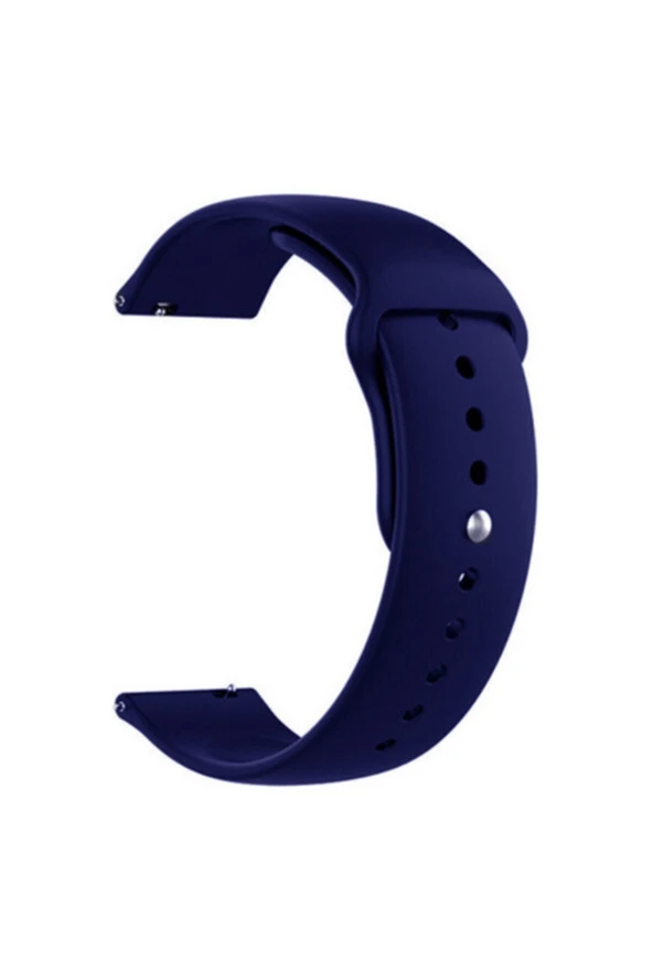 Amazfit Pop Pro Için Silikon Kordon Kayış Lacivert