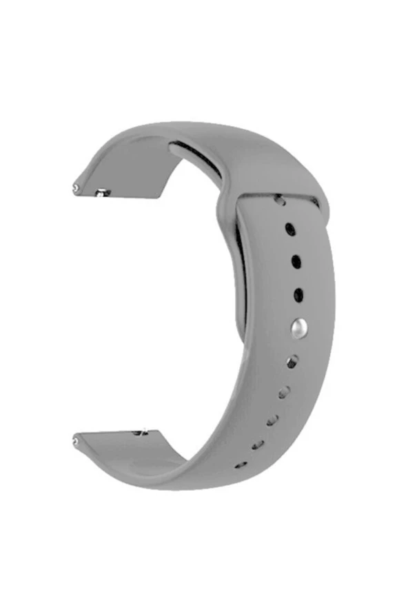Amazfit Pace 2 Stratos Için Silikon Kordon Kayış Gri