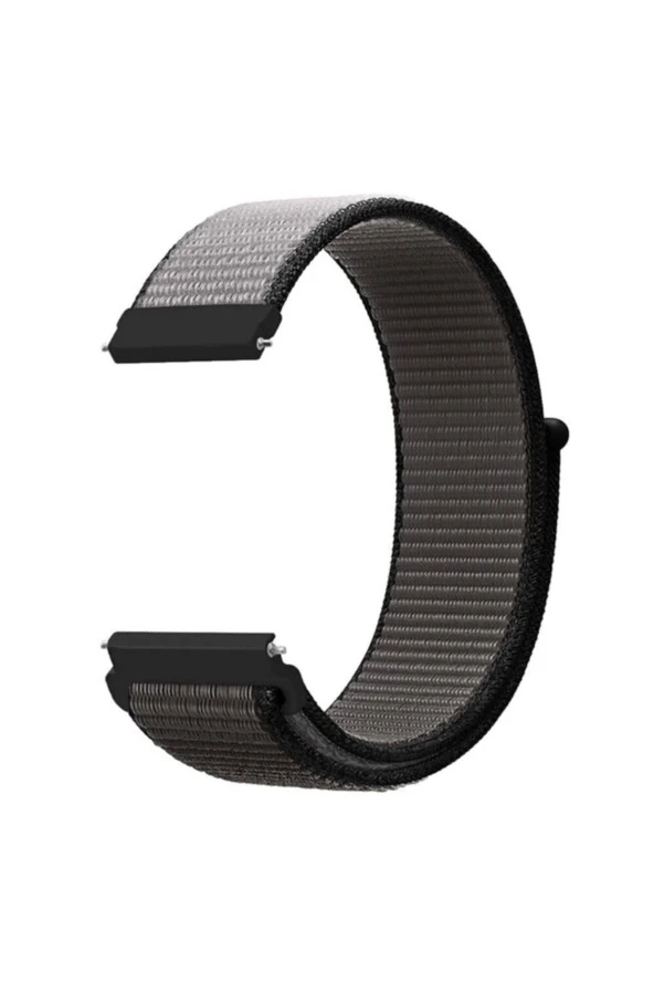 Huawei Watch Gt Fortuna Active 46 Mm Uyumlu Dokuma Kordon Anchor Gray