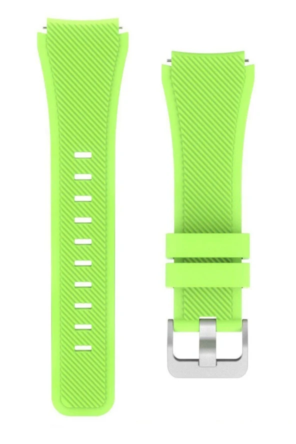 Amazfit Gtr 47 Mm(A1902) Için Silikon Kordon Fıstık Yeşili ürün görseli 1