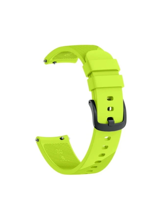 Amazfit Gtr 42 Mm(A1910) Için Silikon Kordon Fıstık Yeşili