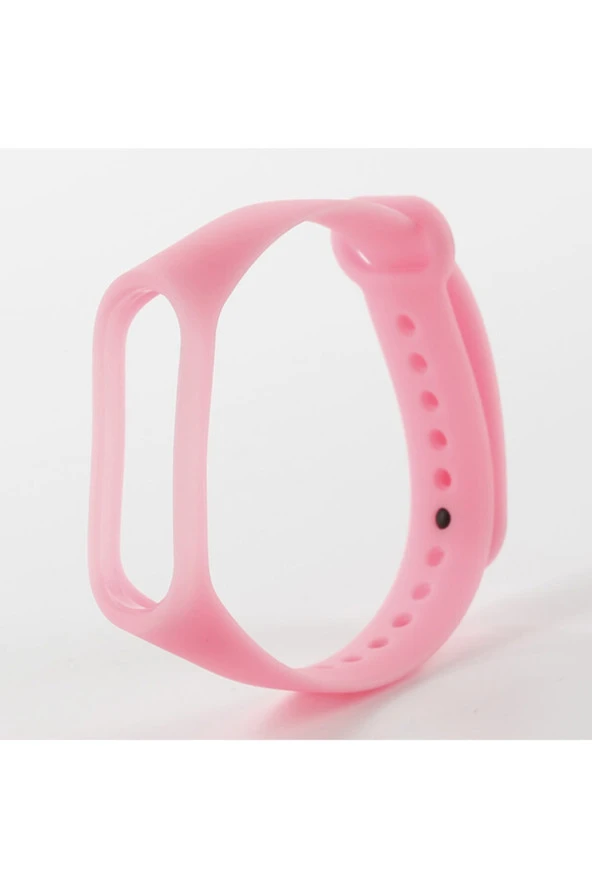 Xiaomi Mi Band 4 İçin Pembe Fosforlu Silikon Kordon