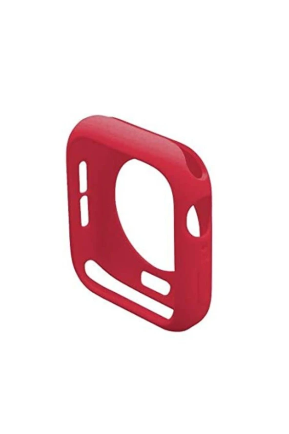 Apple Watch 4 Için 40 Mm Tpu Silikon Kılıf - Kırmızı