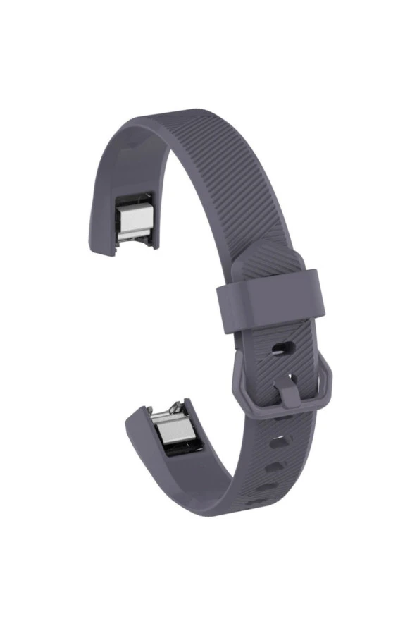 Fitbit Alta Uyumlu Small Beden(S SIZE) Tokalı Silikon Kordon Gri
