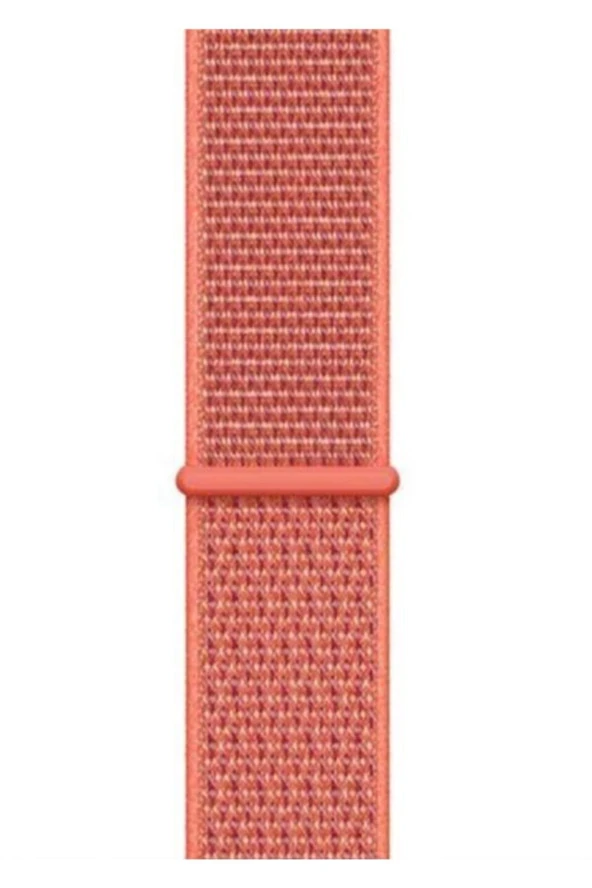 Apple Watch Seri 1 2 3 Için 38 Mm Dokuma Kordon Apricot Peach - 1