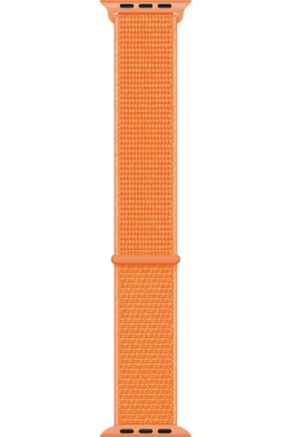 Apple Watch Seri 1 2 3 Için 42 Mm Dokuma Kordon Papaya