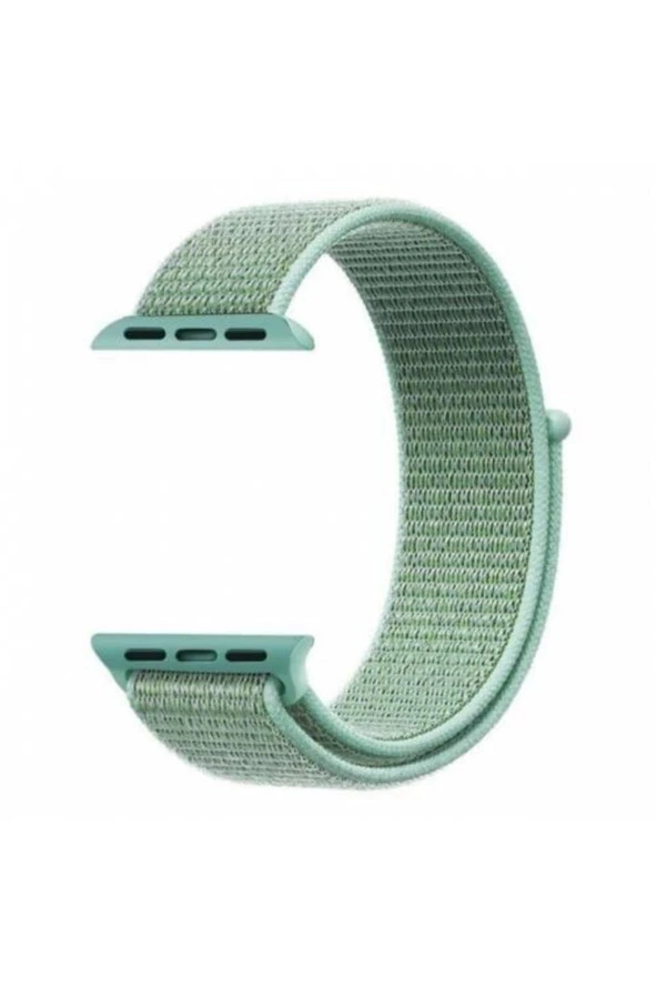 Apple Watch Seri 4 Için 44 Mm Dokuma Kordon Deniz Yeşili