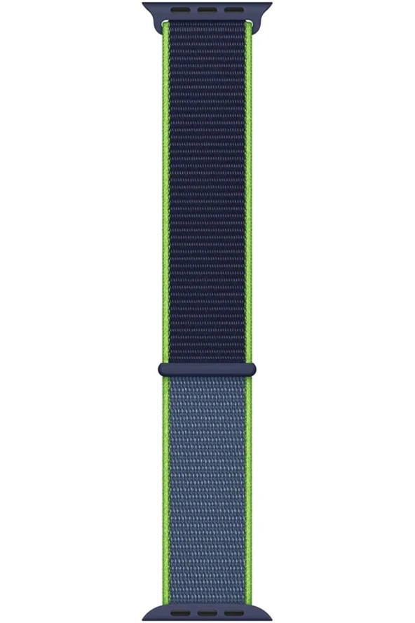 Apple Watch Seri 4 Için 44 Mm Dokuma Kordon Neon Yeşil