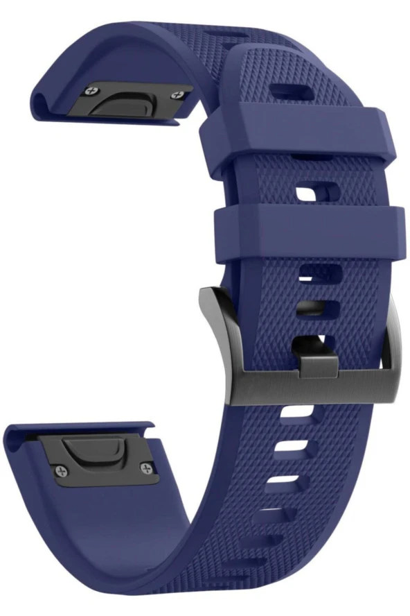 Fenix 6s Için Quick Fit Özellikli Silikon Kordon Lacivert - 1