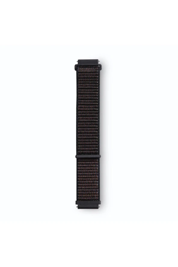 Amazfit Stratos 3 Için Dokuma Kordon Siyah Kırmızı Noktalı (original Black)